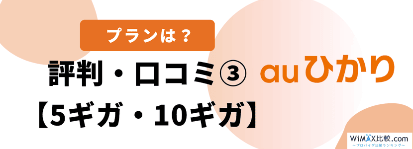 良い評判・口コミ5ギガ、10ギガについて