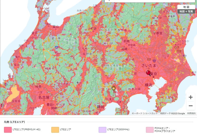 ドコモhome5gの利用可能地域