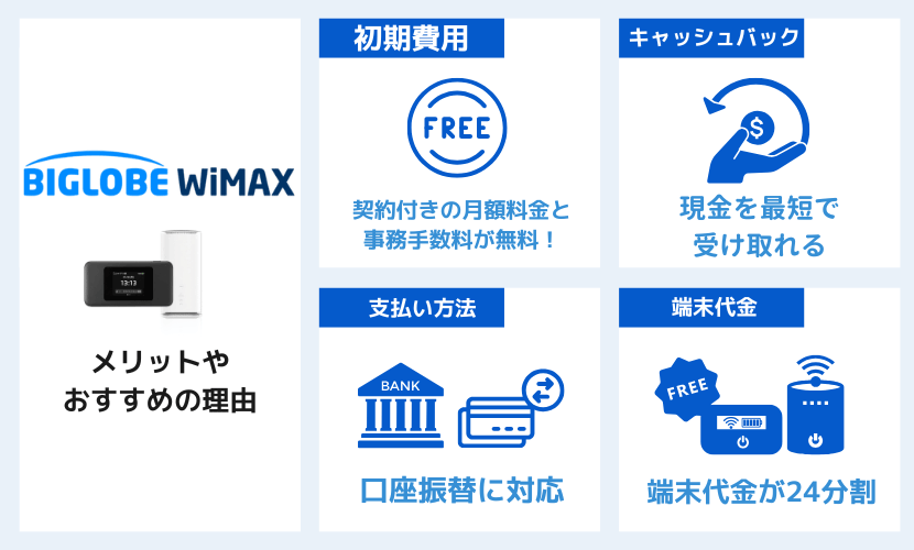 ビッグローブのおすすめポイントと理由