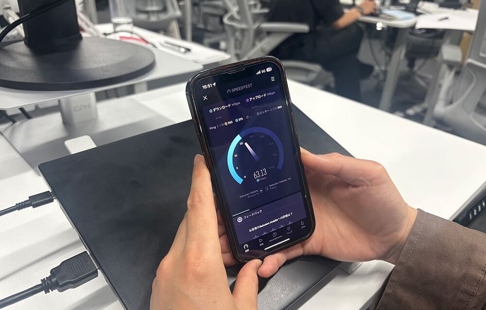 楽天モバイルの測定結果