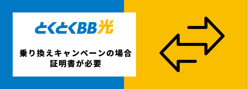 乗り換えキャンペーンの場合、解約金・撤去費用・端末残債等の証明書が必要